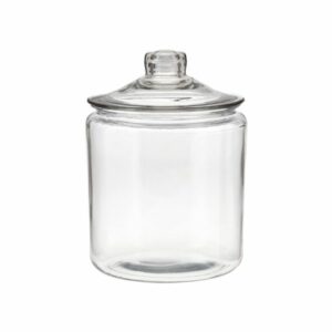 1 gal. Glass Canister Glass Lid - Done & Done Home