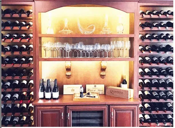 beautiful wine room