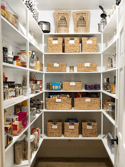 a perfectly organized pantry