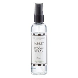 bottle of fabric and room spray from The Laundress